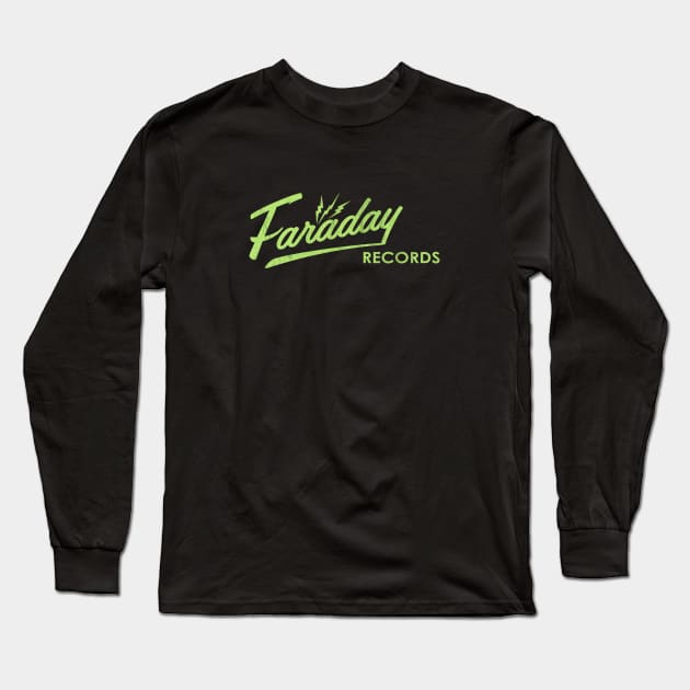 Faraday Records Long Sleeve T-Shirt by ShredBeard